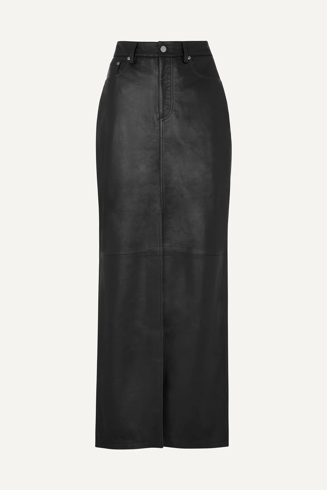 CHICAGO LEATHER MAXI SKIRT