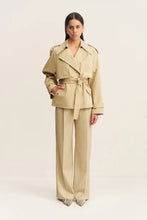 Load image into Gallery viewer, WARREN CROPPED TRENCH JACKET
