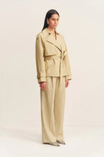 Load image into Gallery viewer, WARREN CROPPED TRENCH JACKET
