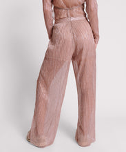 Load image into Gallery viewer, CELESTIAL ROSE PLISSE PALAZZO PANTS
