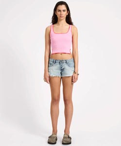 SCALLOP KNITTED VEST