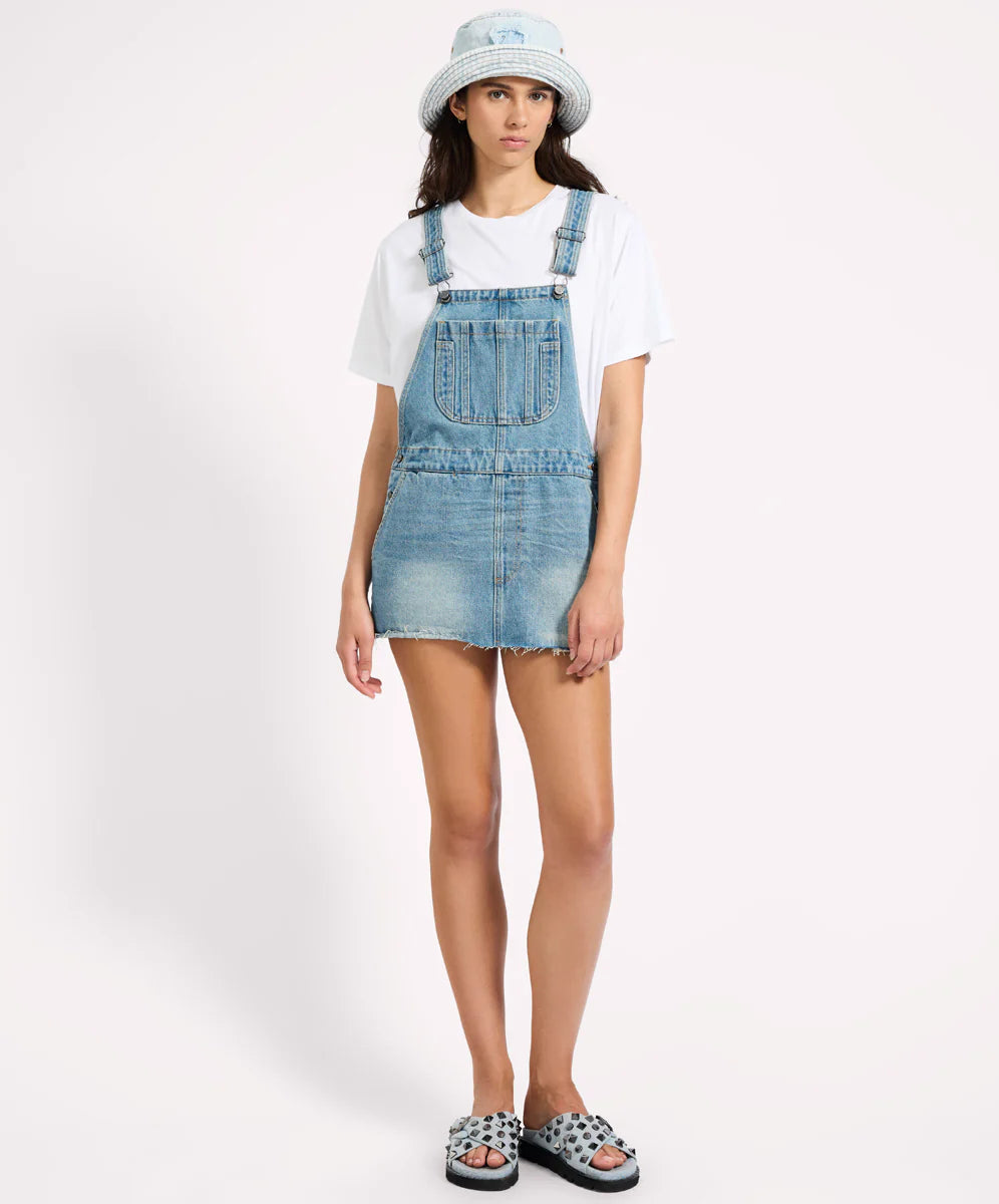 SLOAN MINI PINI DENIM DRESS