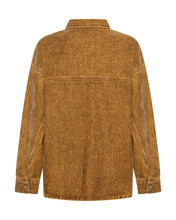 Load image into Gallery viewer, DARIA FLOCKED DENIM SHACKET
