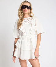 Load image into Gallery viewer, WOODSTOCK RUFFLE MINI DRESS
