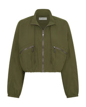 Load image into Gallery viewer, DRIFT CROPPED BUBBLE HEM JACKET
