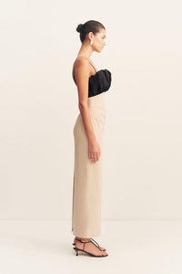 CAMPBELL BUBBLE BODICE MIDI  DRESS