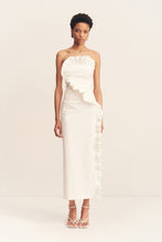 Load image into Gallery viewer, CAMPBELL RUFFLE MIDI DRESS
