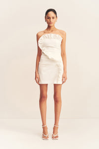 CAMPBELL RUFFLE MINI DRESS