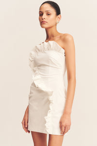 CAMPBELL RUFFLE MINI DRESS
