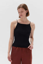 Load image into Gallery viewer, FREYA KNIT TANK BLACK
