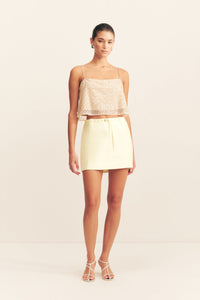 OTIS BELTED MINI SKIRT