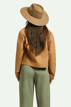 Load image into Gallery viewer, ELEANOR FELT PACKABLE HAT TAN

