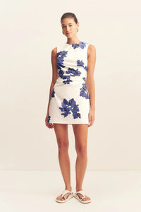 ENYA DRAPED MINI DRESS