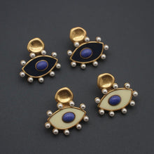 Load image into Gallery viewer, EVIL EYE ENAMEL STUD
