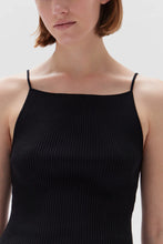 Load image into Gallery viewer, FREYA KNIT TANK BLACK
