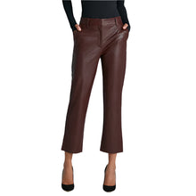 Load image into Gallery viewer, FAUX LEATHER 7/8 TROUSER
