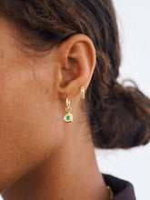 Load image into Gallery viewer, MIMI EARRINGS EMERALD
