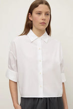Load image into Gallery viewer, AURORA CROPPED POPLIN SHIRT
