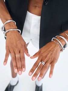 CRISTABEL BANGLE SILVER