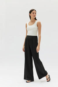 BROOKE SILK LINEN TROUSER