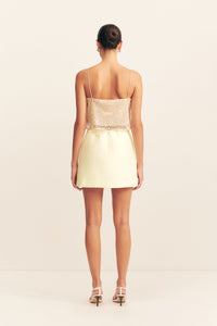OTIS BELTED MINI SKIRT