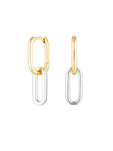 CELINE EARRING GOLD/SILVER