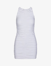 Load image into Gallery viewer, CLASSIC RUCHED MINI DRESS
