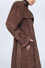 Load image into Gallery viewer, CORRIN SUEDE TRENCH
