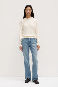 COTTON CASHMERE LOUNGE SWEATER