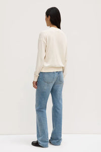 COTTON CASHMERE LOUNGE SWEATER