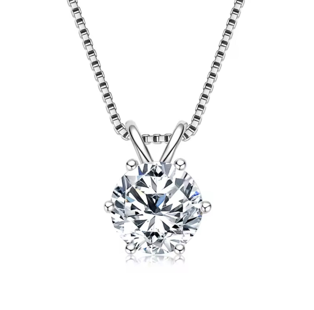 3CT SOLITAIRE PENDANT
