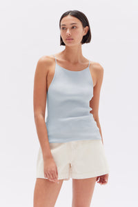 FREYA KNIT TANK BLUE HAZE