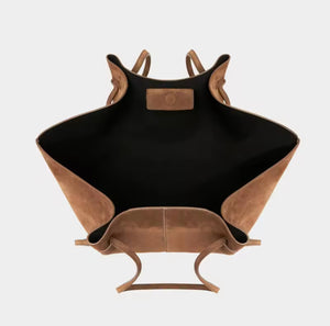EM FAUX SUEDE TOTE