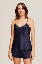 Load image into Gallery viewer, SILK CAMI MIDNIGHT
