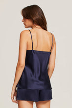 Load image into Gallery viewer, SILK CAMI MIDNIGHT
