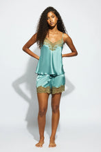 Load image into Gallery viewer, SILK LACE CAMI RIVER
