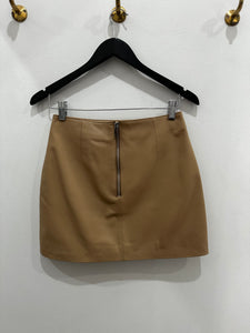 HAYLA LEATHER MINI SKIRT