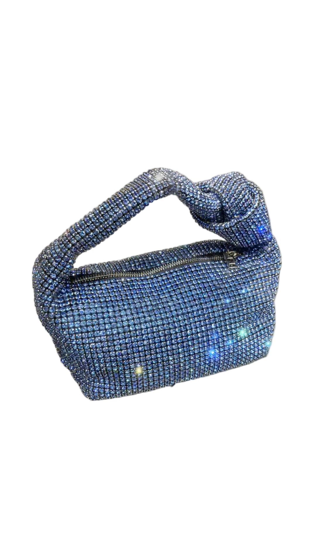 RHINESTONE KNOT BAG