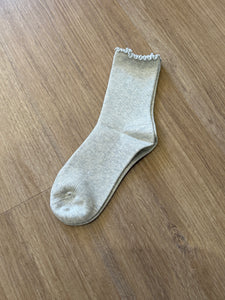 FRILL RIBBED SOCK