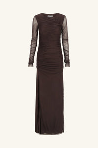 MIRA GATHERED MAXI DRESS