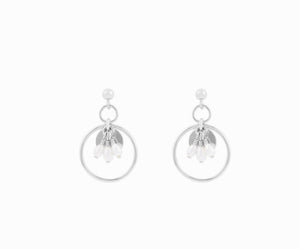 ZUIR FRESHWATER PEARL EARRINGS SILVER