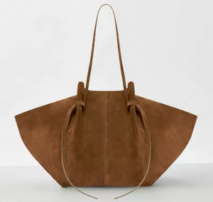 EM FAUX SUEDE TOTE
