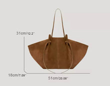 Load image into Gallery viewer, EM FAUX SUEDE TOTE
