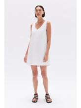 Load image into Gallery viewer, JILLIAN MINI DRESS WHITE
