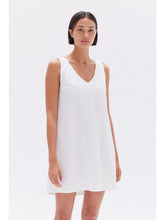 Load image into Gallery viewer, JILLIAN MINI DRESS WHITE
