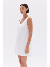 Load image into Gallery viewer, JILLIAN MINI DRESS WHITE
