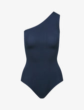 Load image into Gallery viewer, BALLET ONE SHOULDER BODY SUIT NAVY
