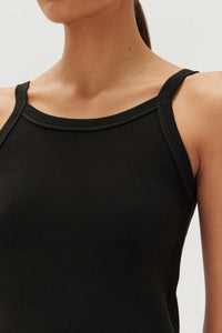 KEIRA ORGANIC TANK BLACK