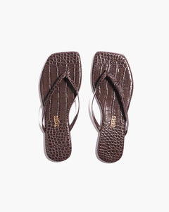 SQUARE TOE CHOC CROC