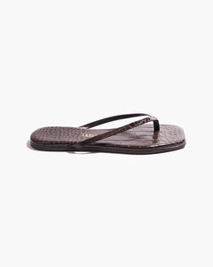 SQUARE TOE CHOC CROC